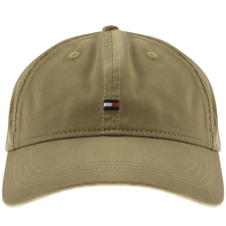 Image number 1 for Tommy Hilfiger Soft 6 Panel Baseball Cap Khaki