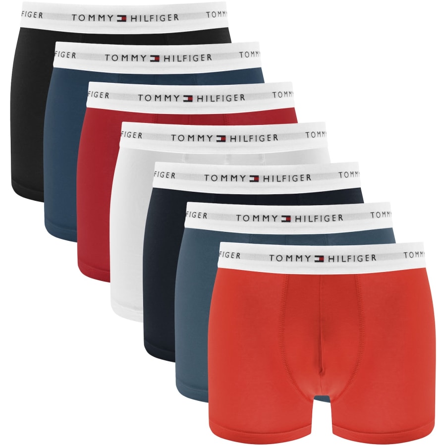 Image number 1 for Tommy Hilfiger Underwear 7 Pack Trunks