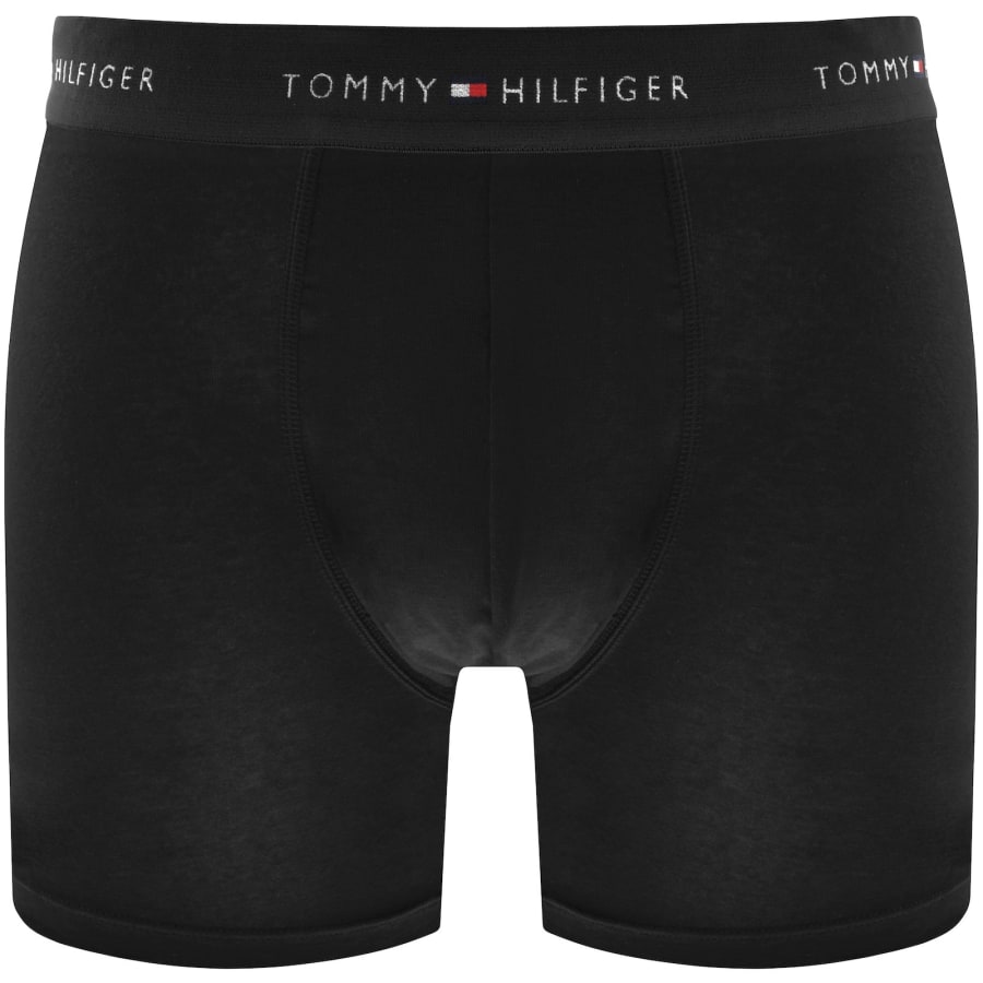 Image number 3 for Tommy Hilfiger Underwear 3 Pack Boxers Black