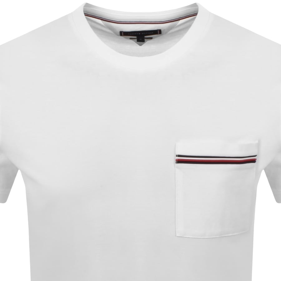 Image number 2 for Tommy Hilfiger Regular Fit Pique T Shirt White