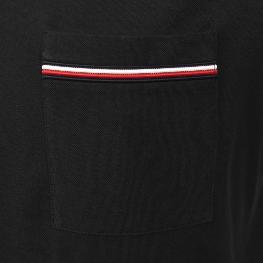 Image number 3 for Tommy Hilfiger Regular Fit Pique T Shirt Black