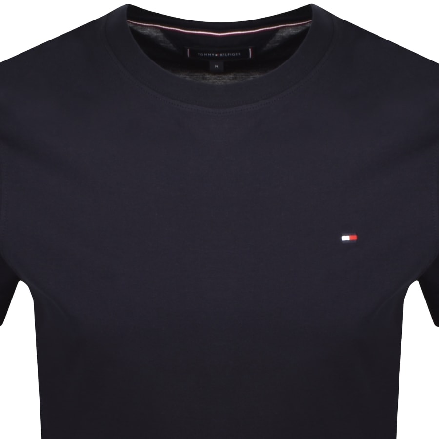 Image number 3 for Tommy Hilfiger Global Stripe T Shirt Navy