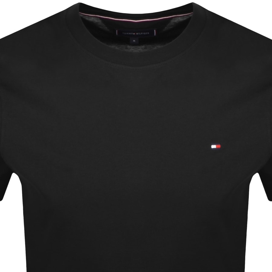 Image number 3 for Tommy Hilfiger Global Stripe T Shirt Black