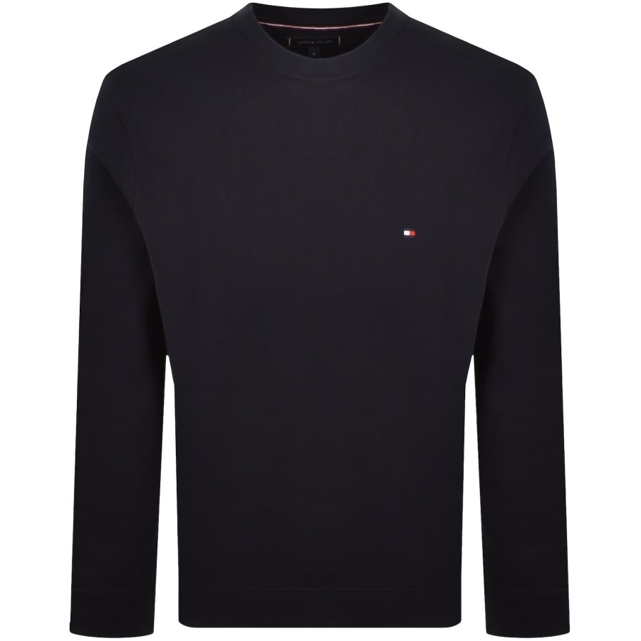 Image number 2 for Tommy Hilfiger Global Stripe Sweatshirt Navy