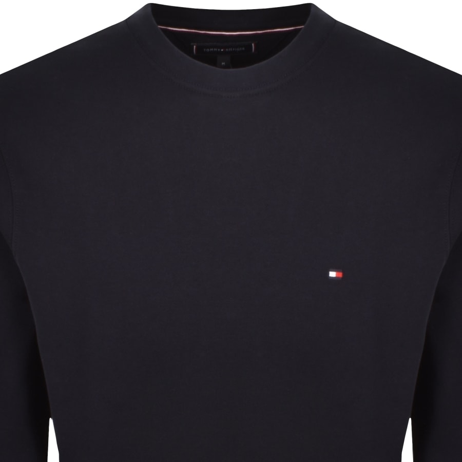 Image number 3 for Tommy Hilfiger Global Stripe Sweatshirt Navy