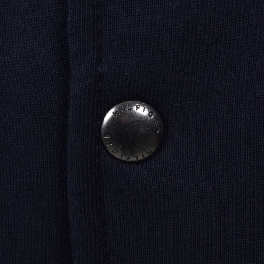 Image number 4 for Tommy Hilfiger Terry Bomber Jacket Navy
