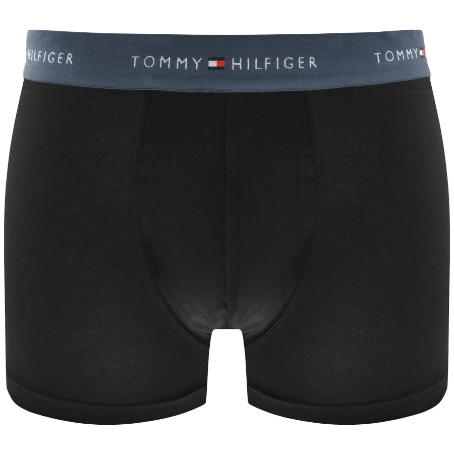 Image number 3 for Tommy Hilfiger Underwear 3 Pack Trunks Black