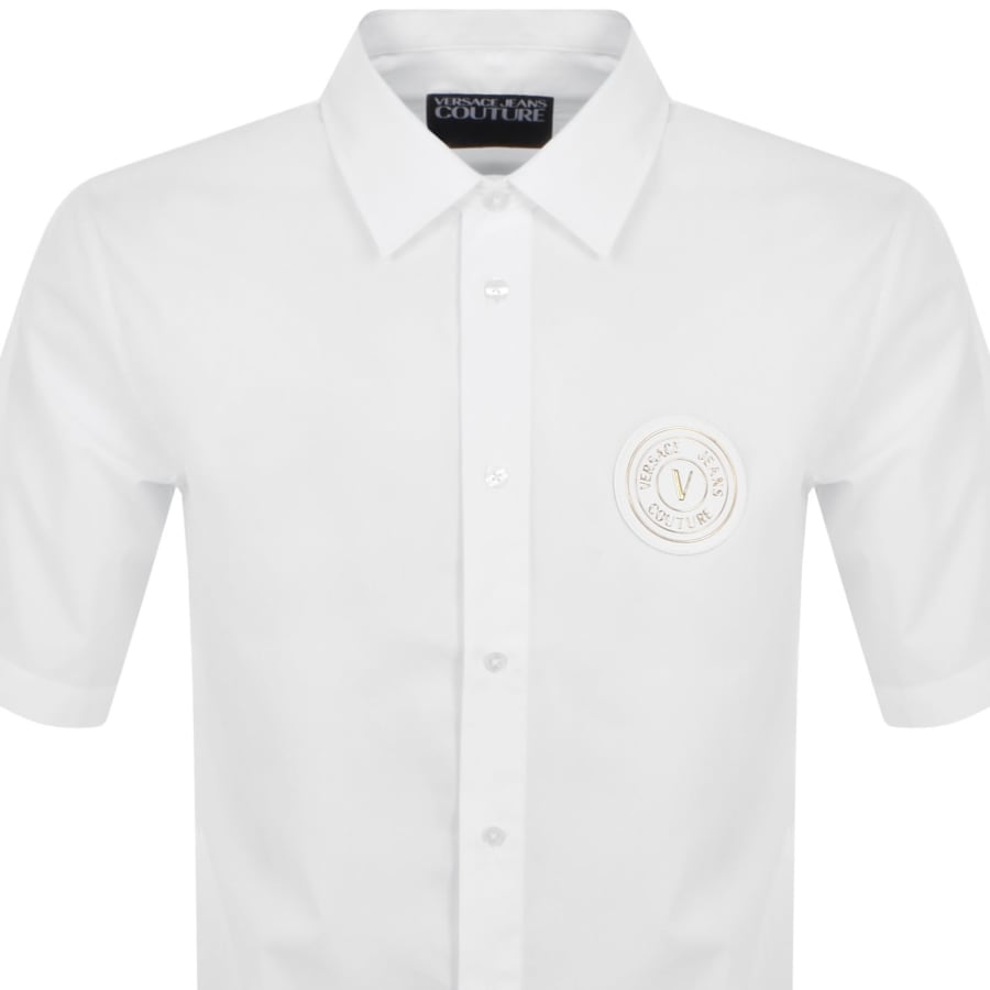 Image number 2 for Versace Jeans Couture Patch Shirt White