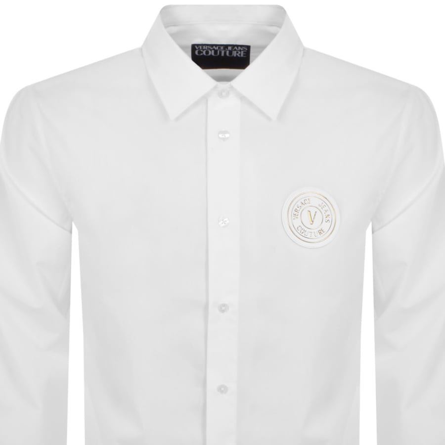Image number 2 for Versace Jeans Couture Patch Shirt White