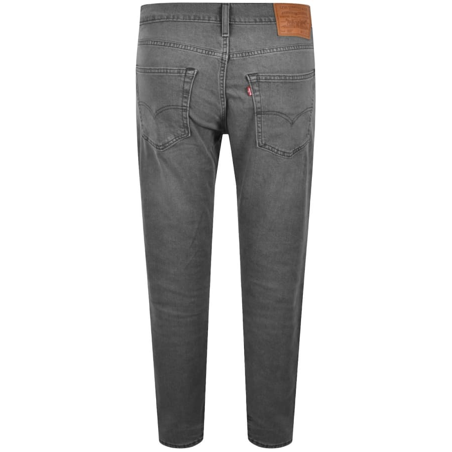 Image number 3 for Levis 502 Tapered Jeans Mid Wash Grey