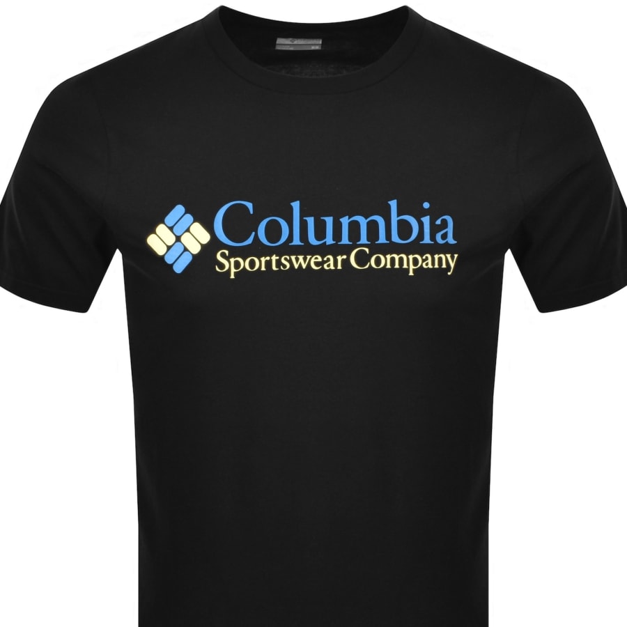 Image number 2 for Columbia Basic Logo T Shirt Black