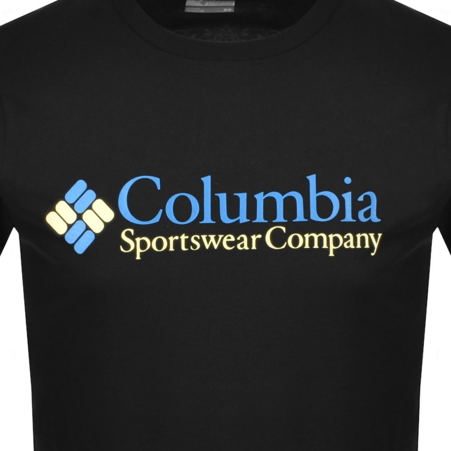 Image number 3 for Columbia Basic Logo T Shirt Black