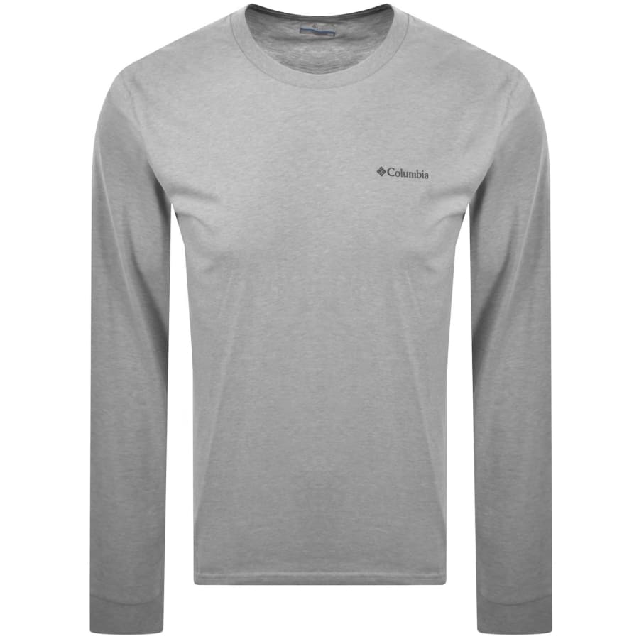 Image number 2 for Columbia Seasonal Logo T Shirt Grey