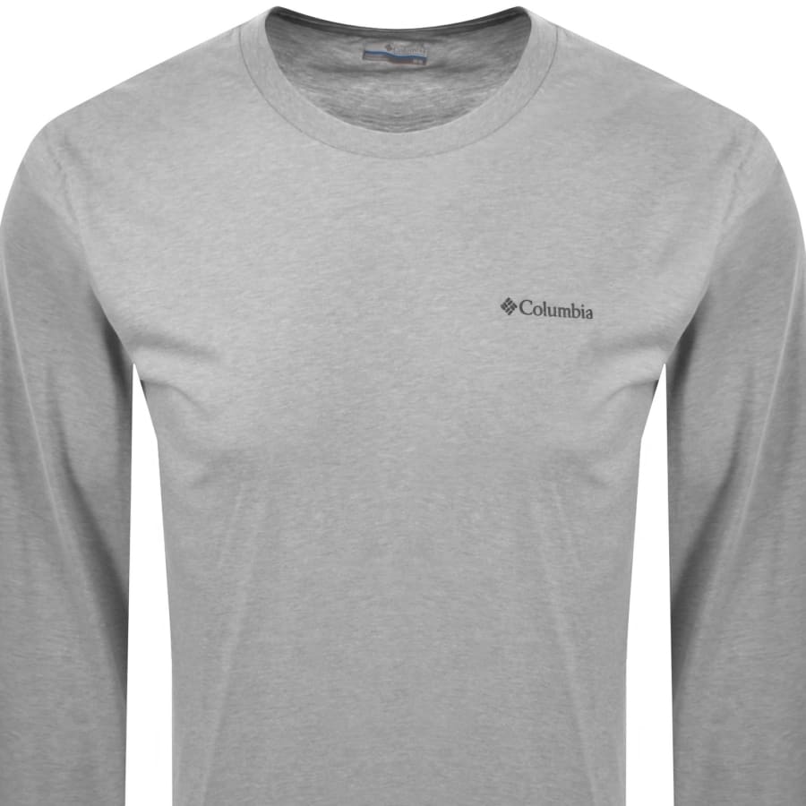 Image number 3 for Columbia Seasonal Logo T Shirt Grey