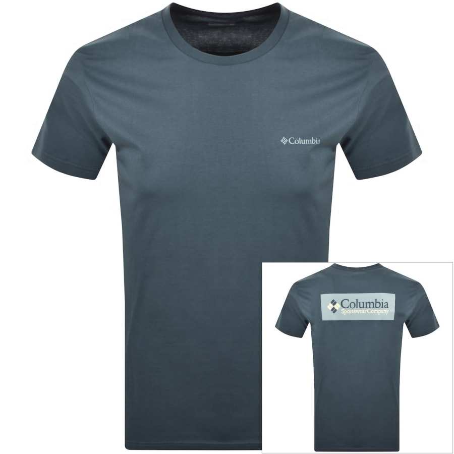 Image number 1 for Columbia North Cascades T Shirt Everblue