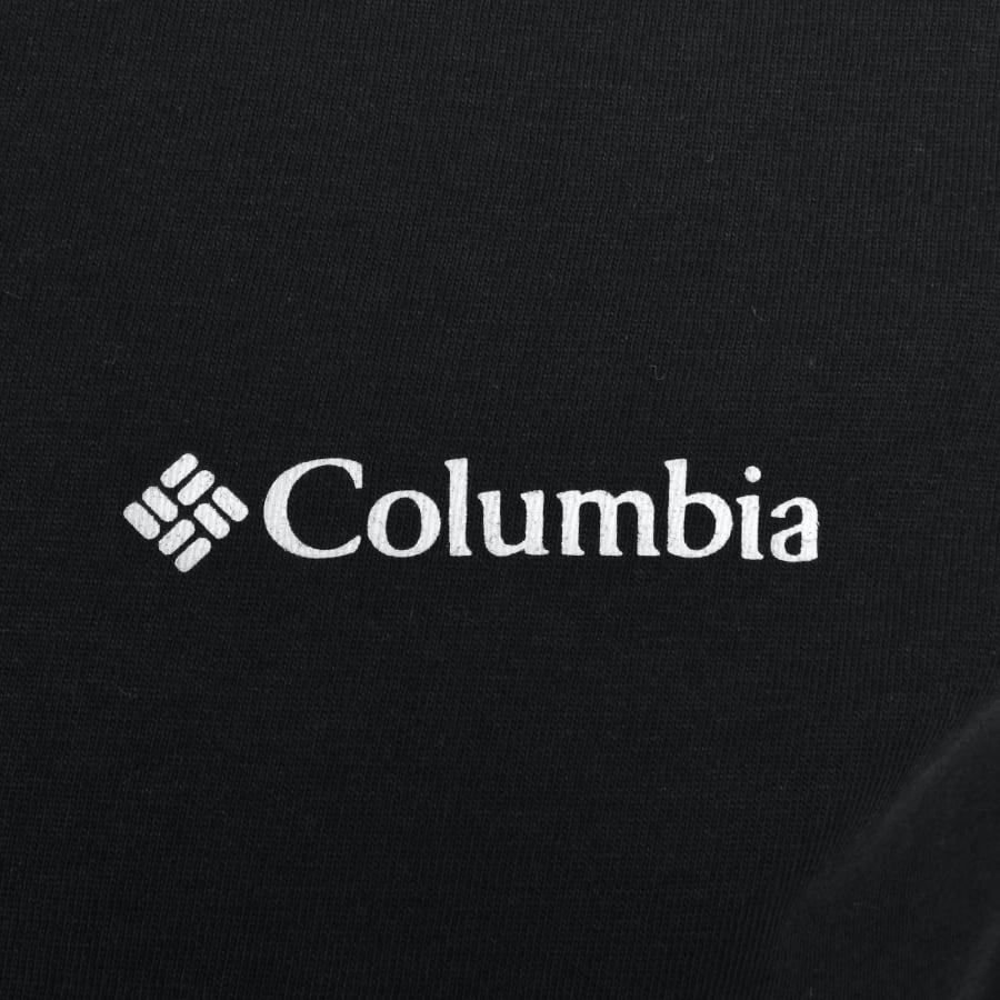 Image number 3 for Columbia Basic Logo T Shirt Black