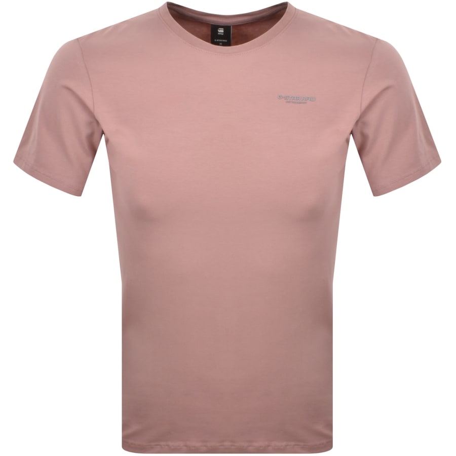 Image number 1 for G-Star Slim Base T Shirt Berry Mist Pink