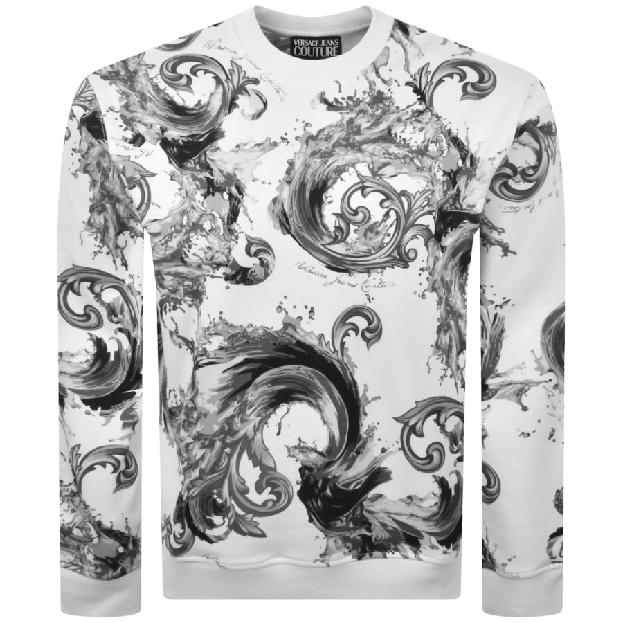 Image number 1 for Versace Jeans Couture Logo Sweatshirt White