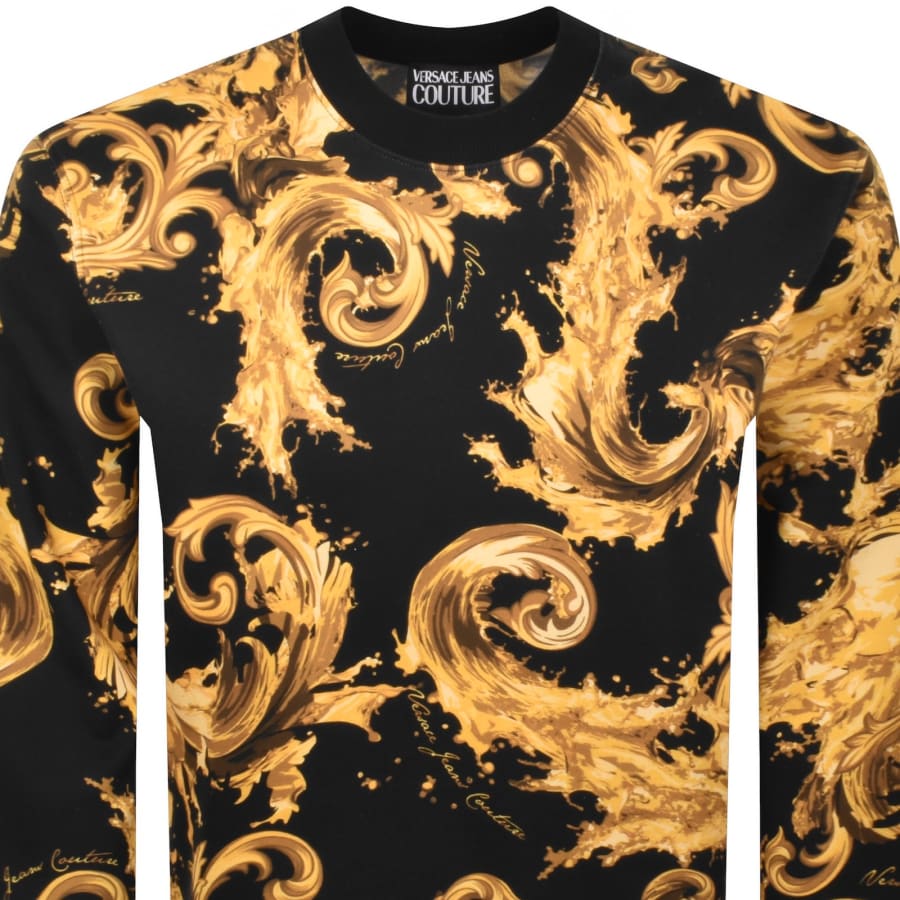 Image number 2 for Versace Jeans Couture Logo Sweatshirt Black