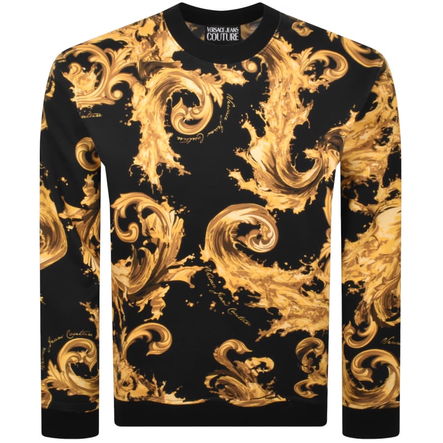 Image number 1 for Versace Jeans Couture Logo Sweatshirt Black