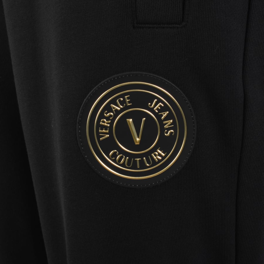 Image number 3 for Versace Jeans Couture Logo Jogging Bottoms Black