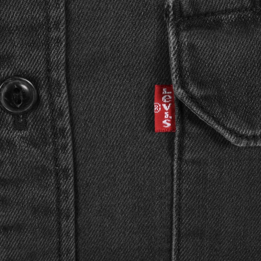 Image number 3 for Levis Jackson Worker Long Sleeve Shirt Black