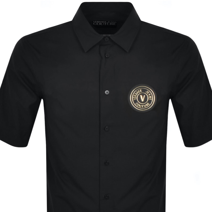 Image number 2 for Versace Jeans Couture Patch Shirt Black