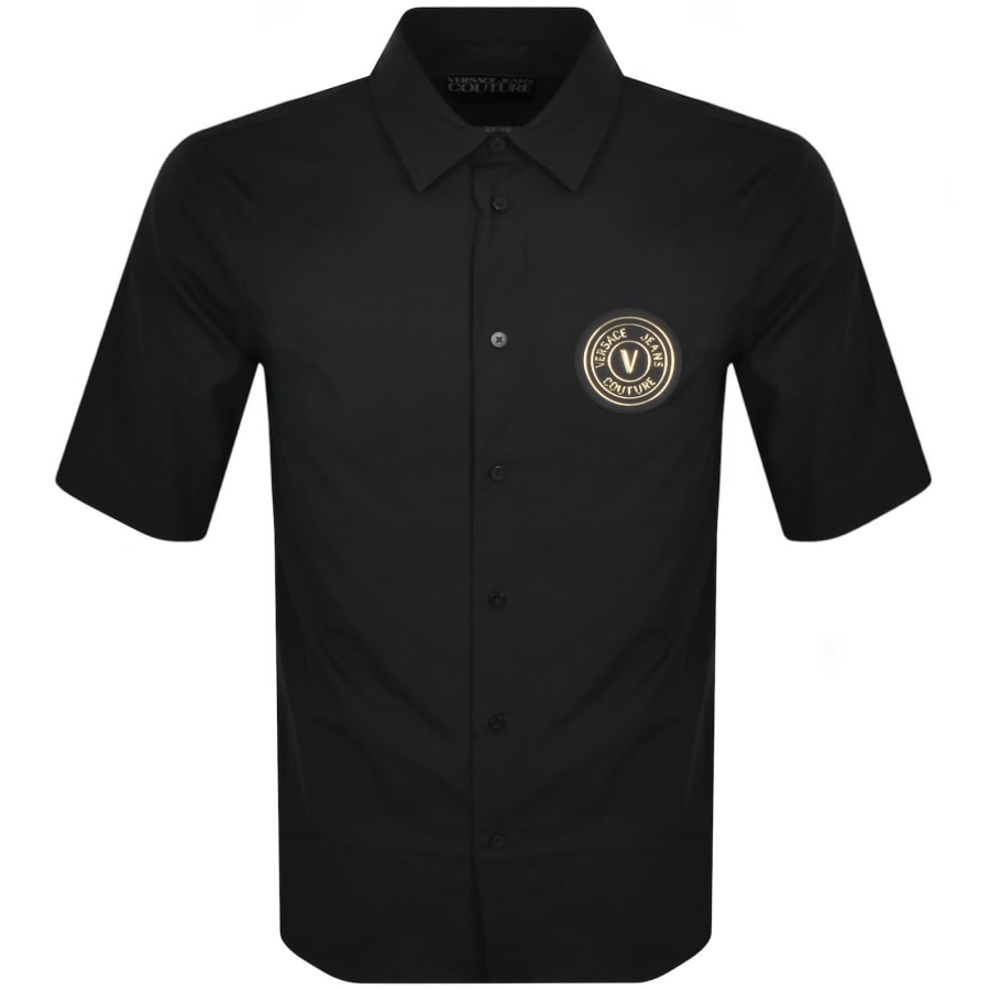 Image number 1 for Versace Jeans Couture Patch Shirt Black