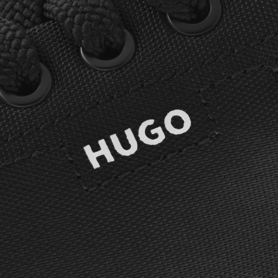 Image number 4 for HUGO Blue B Cross Tennis Trainers Black