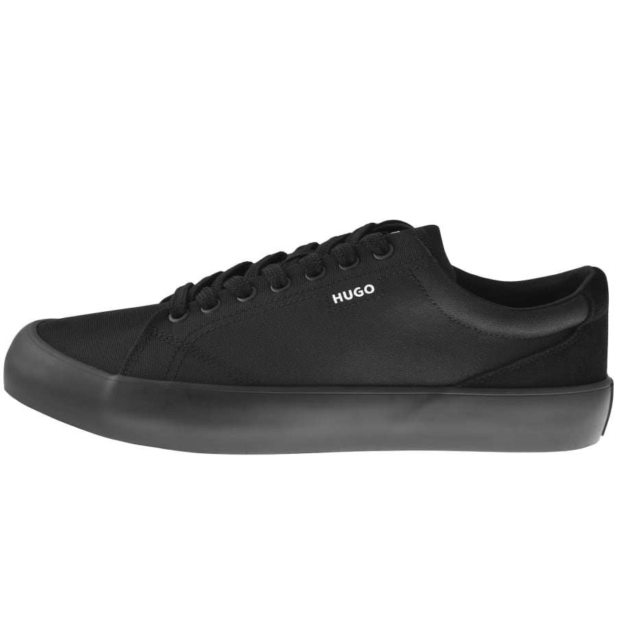 Image number 1 for HUGO Blue B Cross Tennis Trainers Black