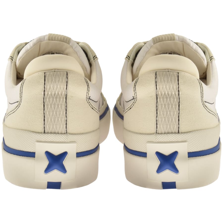 Image number 2 for HUGO Blue Low Top Tennis Trainers White