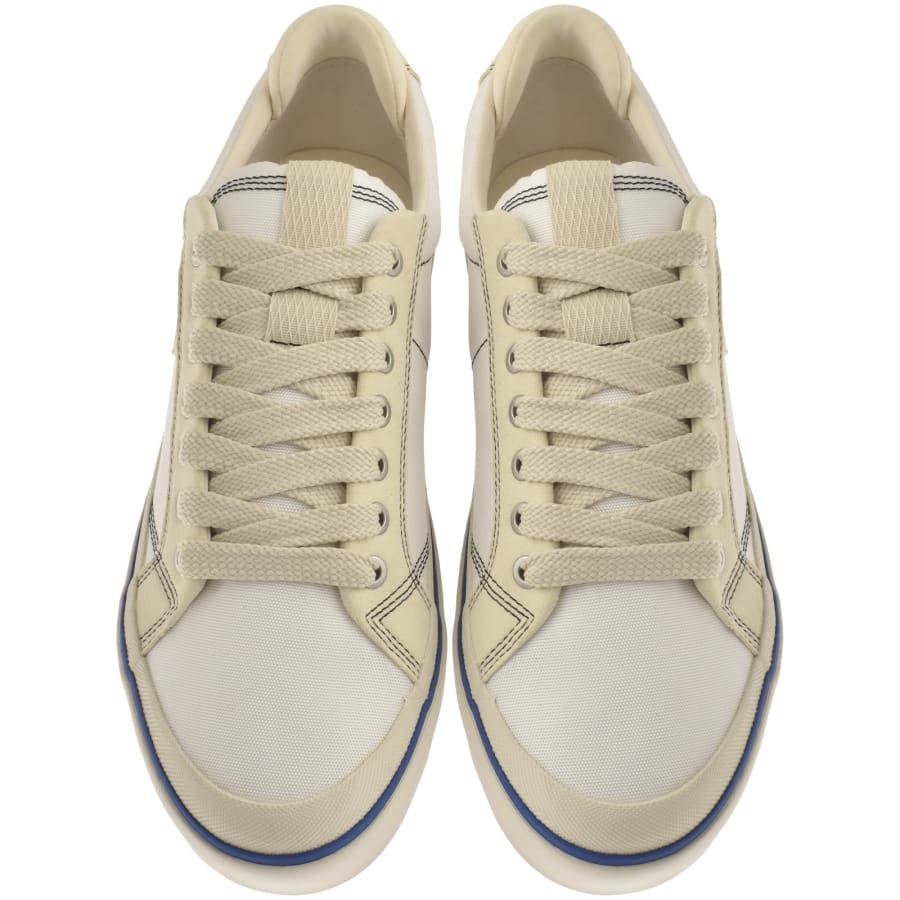Image number 3 for HUGO Blue Low Top Tennis Trainers White