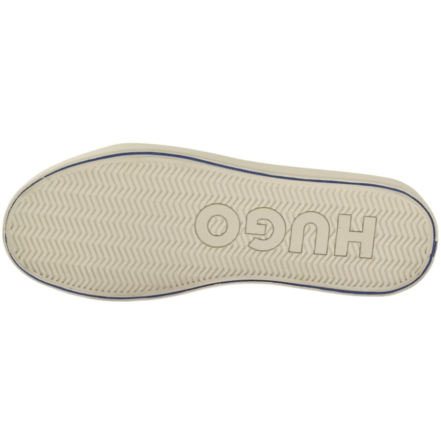 Image number 5 for HUGO Blue Low Top Tennis Trainers White