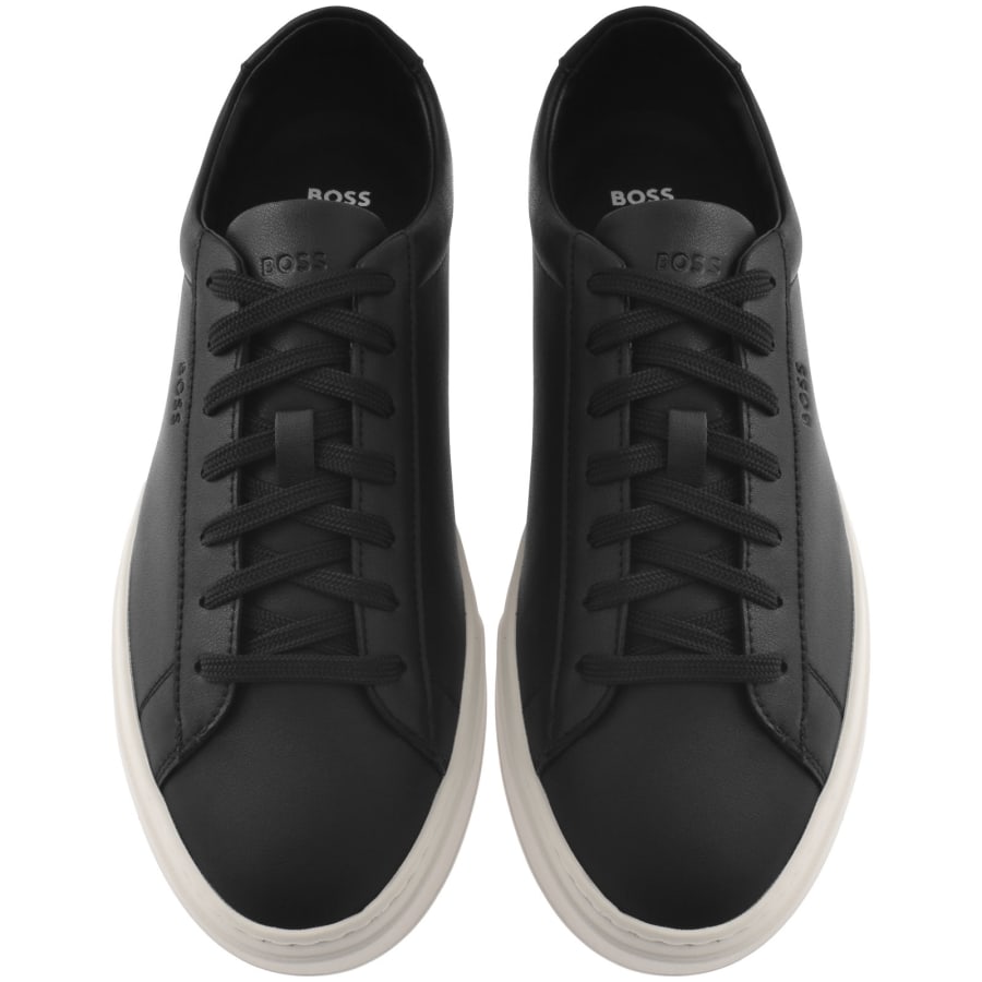 Image number 3 for BOSS Kieran Tennis Trainers Black