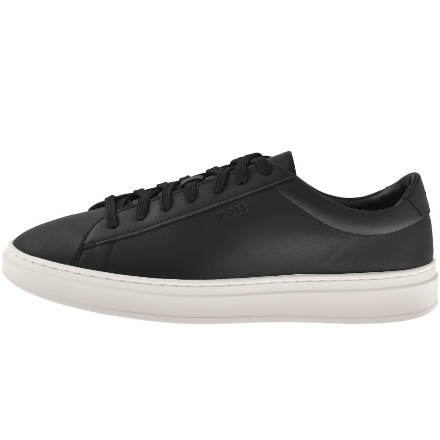 Image number 1 for BOSS Kieran Tennis Trainers Black