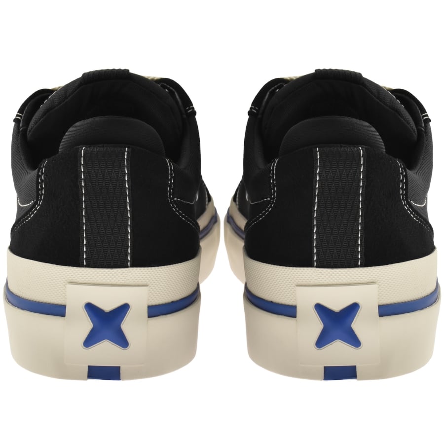 Image number 2 for HUGO Blue Low Top Tennis Trainers Black