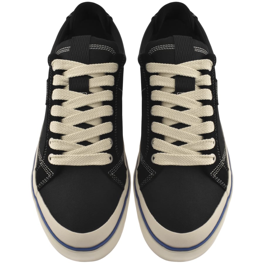 Image number 3 for HUGO Blue Low Top Tennis Trainers Black