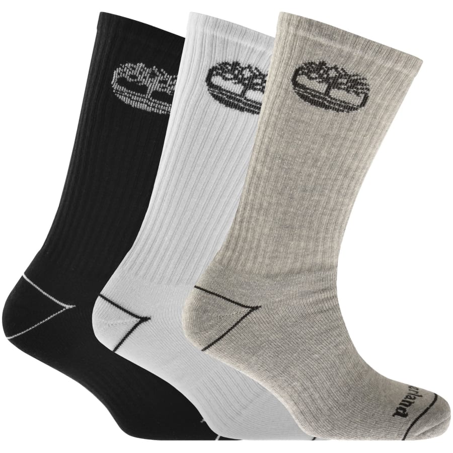 Image number 1 for Timberland 3 Pack Bowden Socks