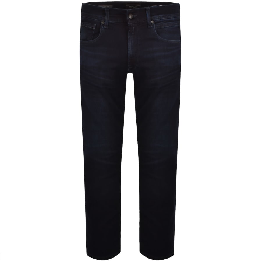 Image number 2 for Replay Grover Dark Wash Jeans Blue
