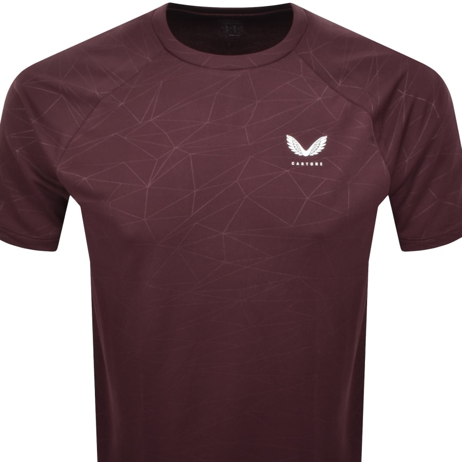 Image number 2 for Castore Adapt T Shirt Burgundy