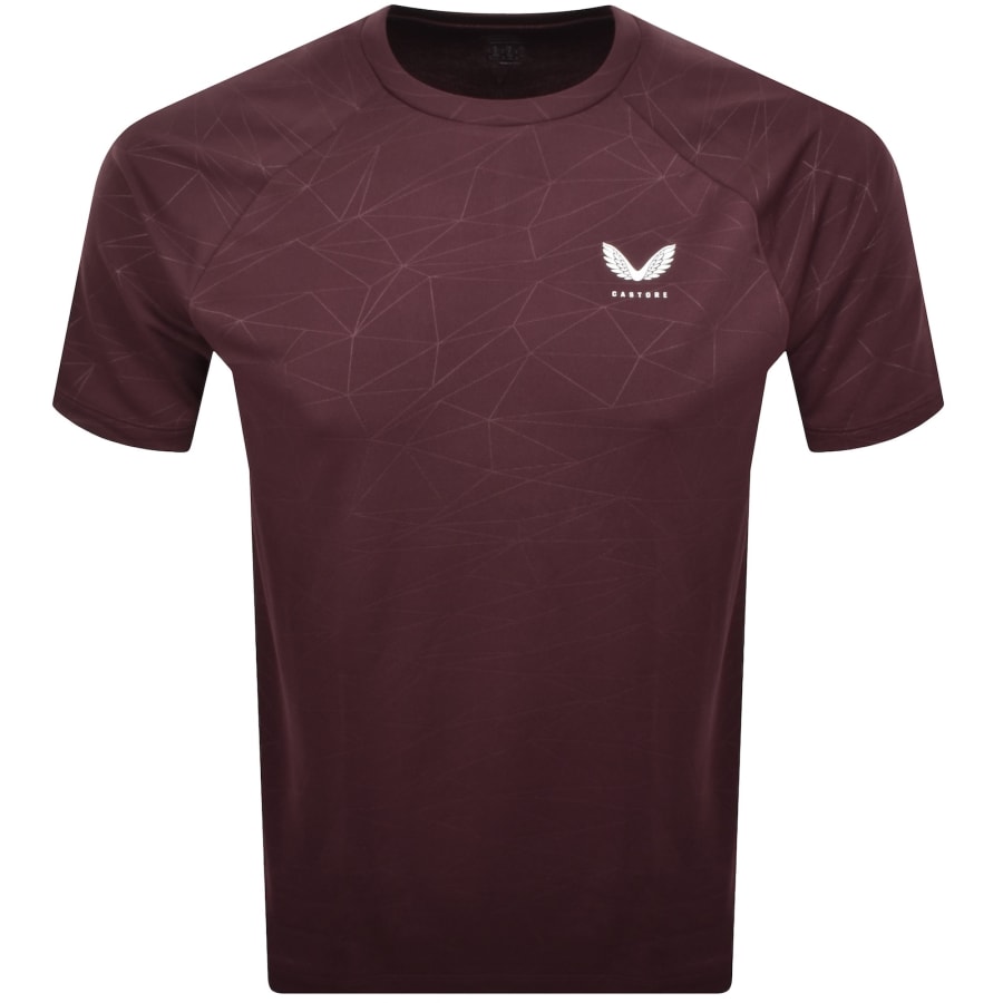 Image number 1 for Castore Adapt T Shirt Burgundy