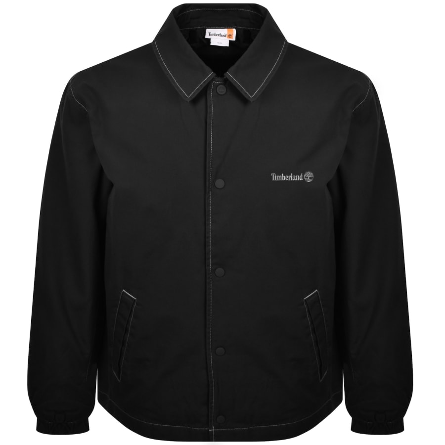 Image number 1 for Timberland Canvas Coach Jacket Black