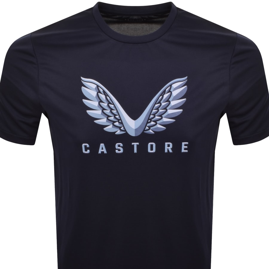 Image number 2 for Castore Promo T Shirt Navy