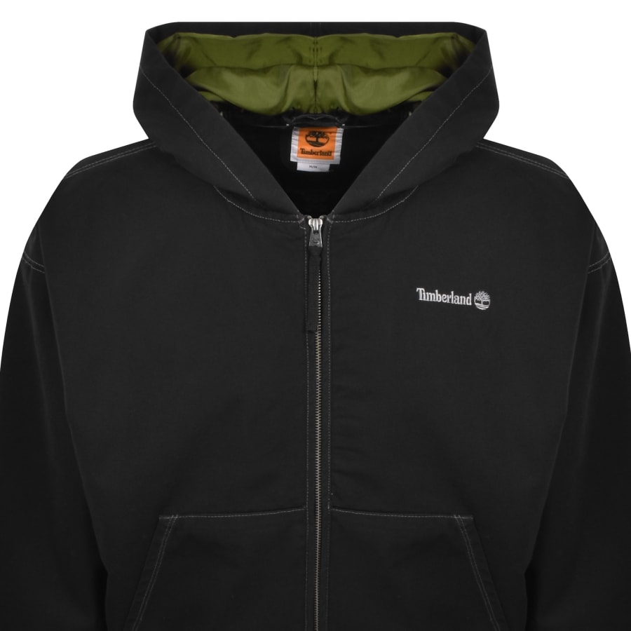 Image number 2 for Timberland Hooded Bomber Jacket Black