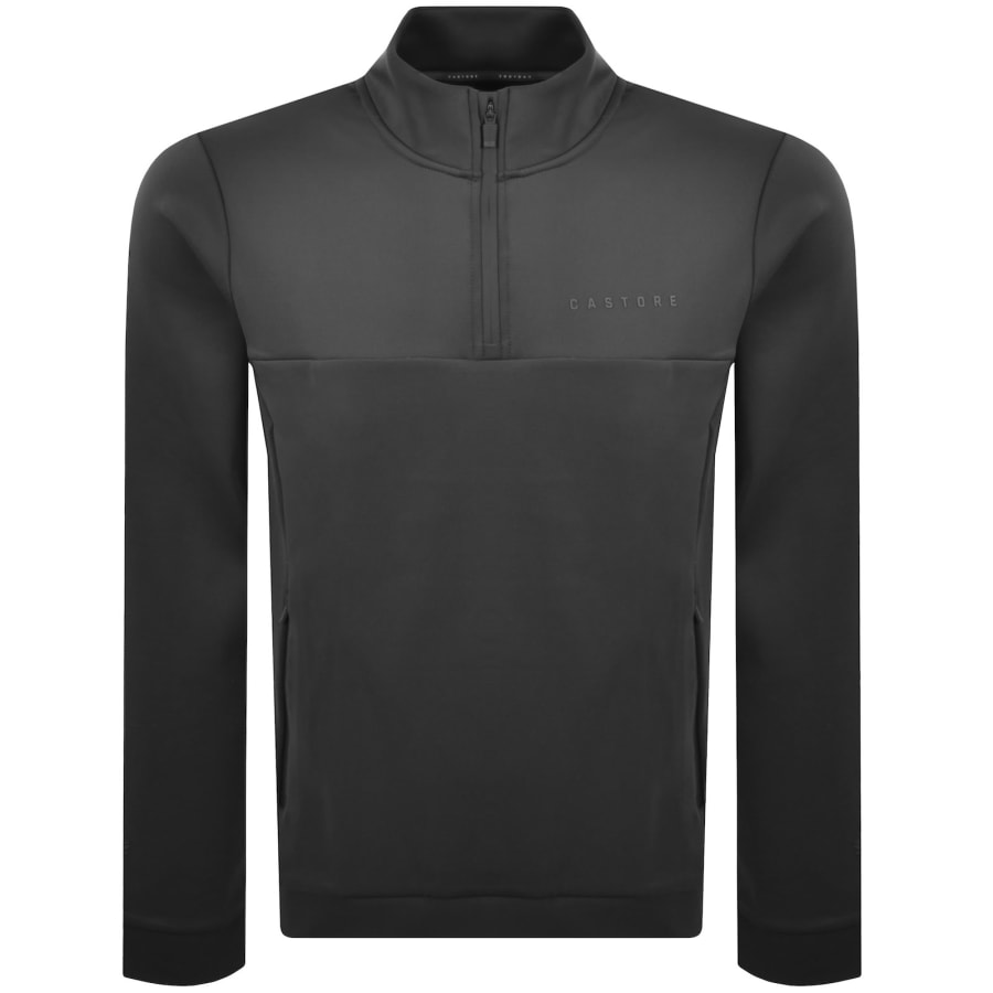 Image number 3 for Castore Scuba Quarter Zip Sweatshirt Grey