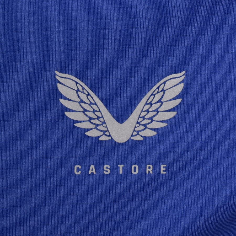 Image number 3 for Castore Lightweight Quarter Zip T Shirt Blue