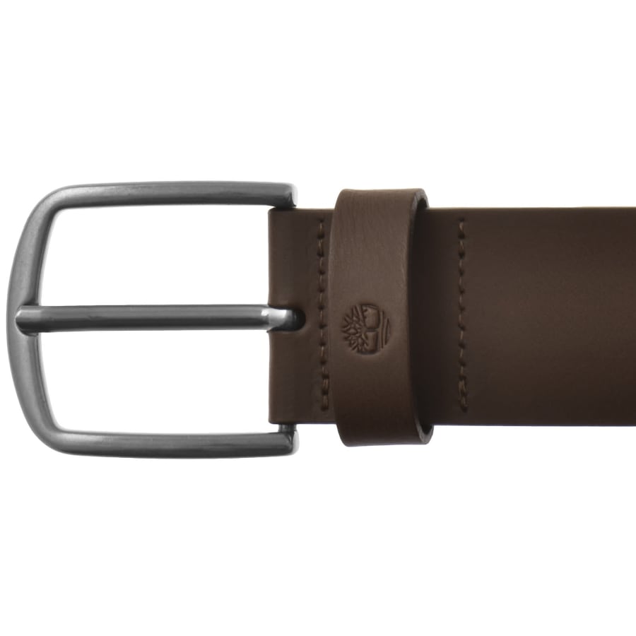Image number 3 for Timberland 40MM Recycled Leather Belt Brown