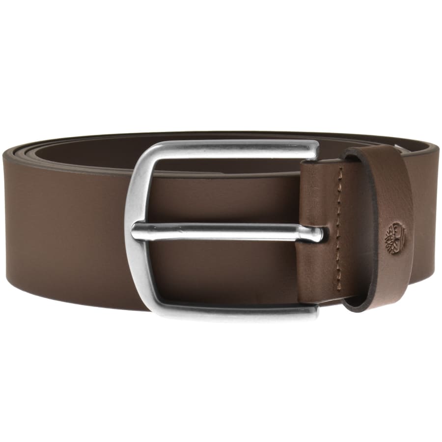 Image number 1 for Timberland 40MM Recycled Leather Belt Brown