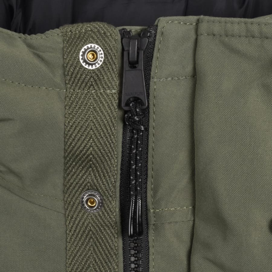 Image number 4 for Napapijri Cornier Puffer Jacket Green