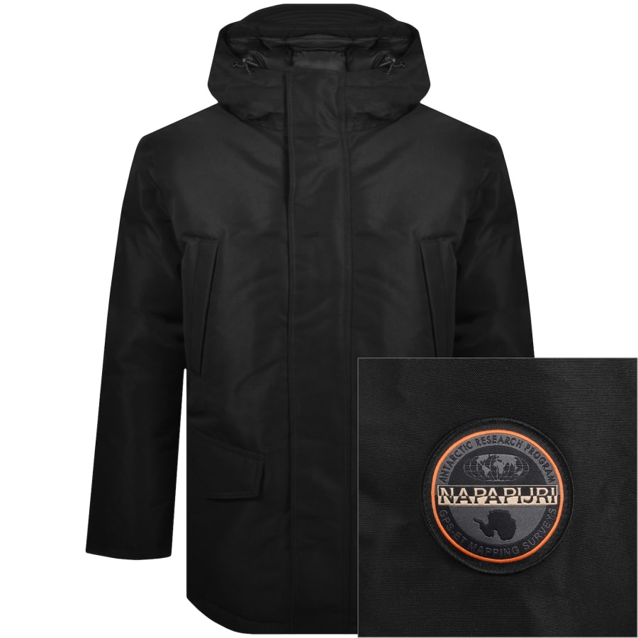 Image number 1 for Napapijri Cornier Puffer Jacket Black